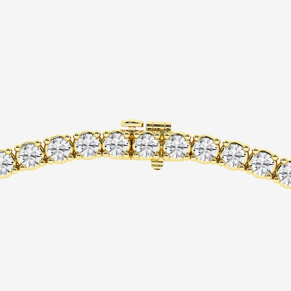 Additional Image 2 for  20 ctw Round Lab Grown Diamond Four Prong Graduated Tennis Necklace